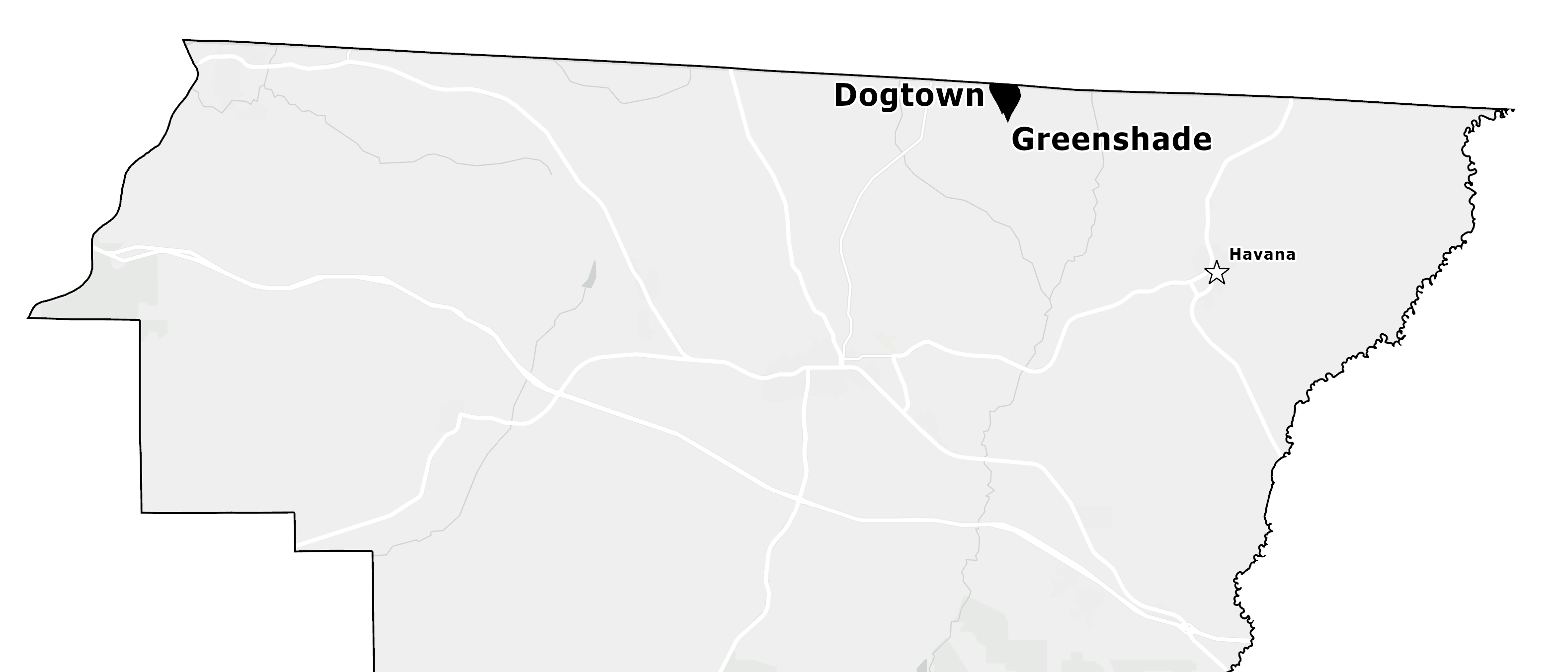 Map of Greenshade-Dogtown